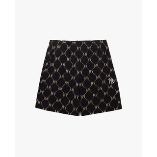MLB - Quần short unisex ống rộng Jacquard Dia Monogram_3ASPM0144-50BKS