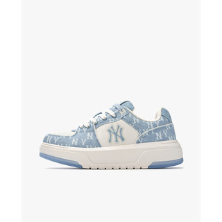 MLB - Giày sneakers unisex cổ thấp Chunky Liner Denim Monogam_3ASXS015N-50BLS