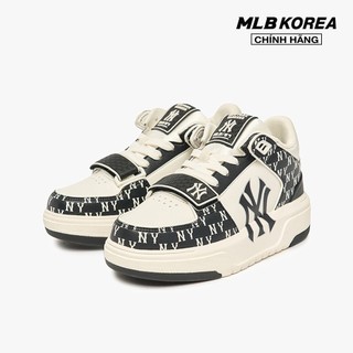 MLB - Giày sneakers unisex cổ thấp Chunky Liner Mid Classic Monogram_3ASXLM13N-50BKS