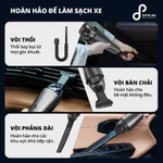 Máy Hút Bụi Cầm Tay Mini Không Dây DIPOLAR DMHB01 Lực Hút Mạnh Công Suất Lớn 12000PA Vệ Sinh Giường Nệm, Ô Tô, Sofa — ảnh 3