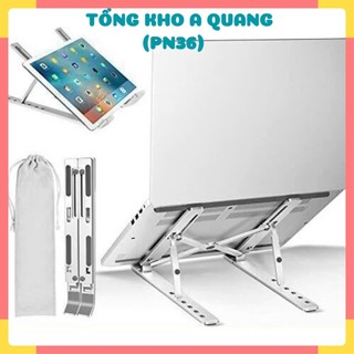 Giá Đỡ LAPTOP, MACBOOK, IPAD Điều Chỉnh Được Độ Cao, Kệ Máy Tính Laptop, Đế Tản Nhiệt Kê Laptop Nhôm