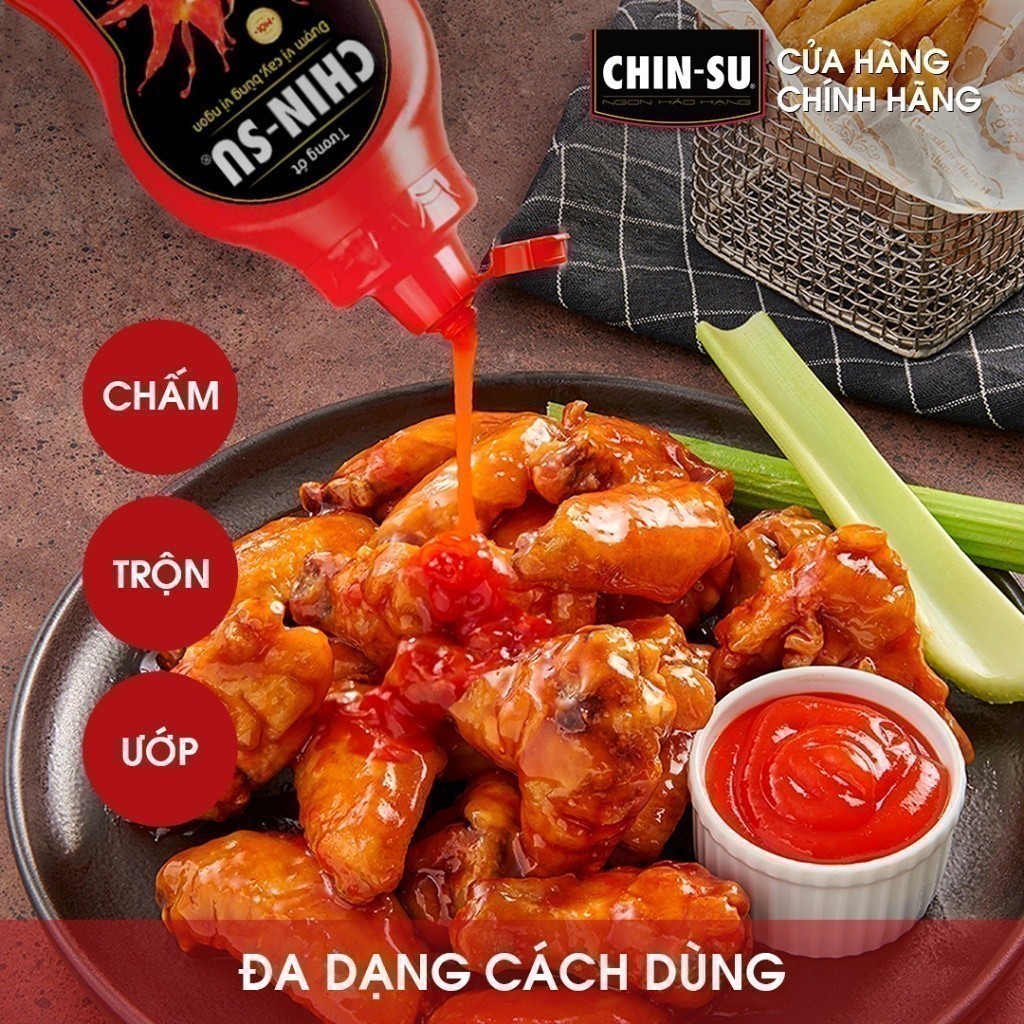 Combo 2 Tương Ớt CHIN-SU 250G (Bao bì có thể thay đổi theo đợt nhập hàng)