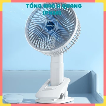 Quạt Kẹp Đa Năng Để Bàn SUPER 3IN1 Kẹp Bàn- Kẹp Điện Thoại Hoặc Gắn Bàn Quạt Cầm Tay Nhỏ Gọn Tiện Dụng, Quạt Mini Để Bàn