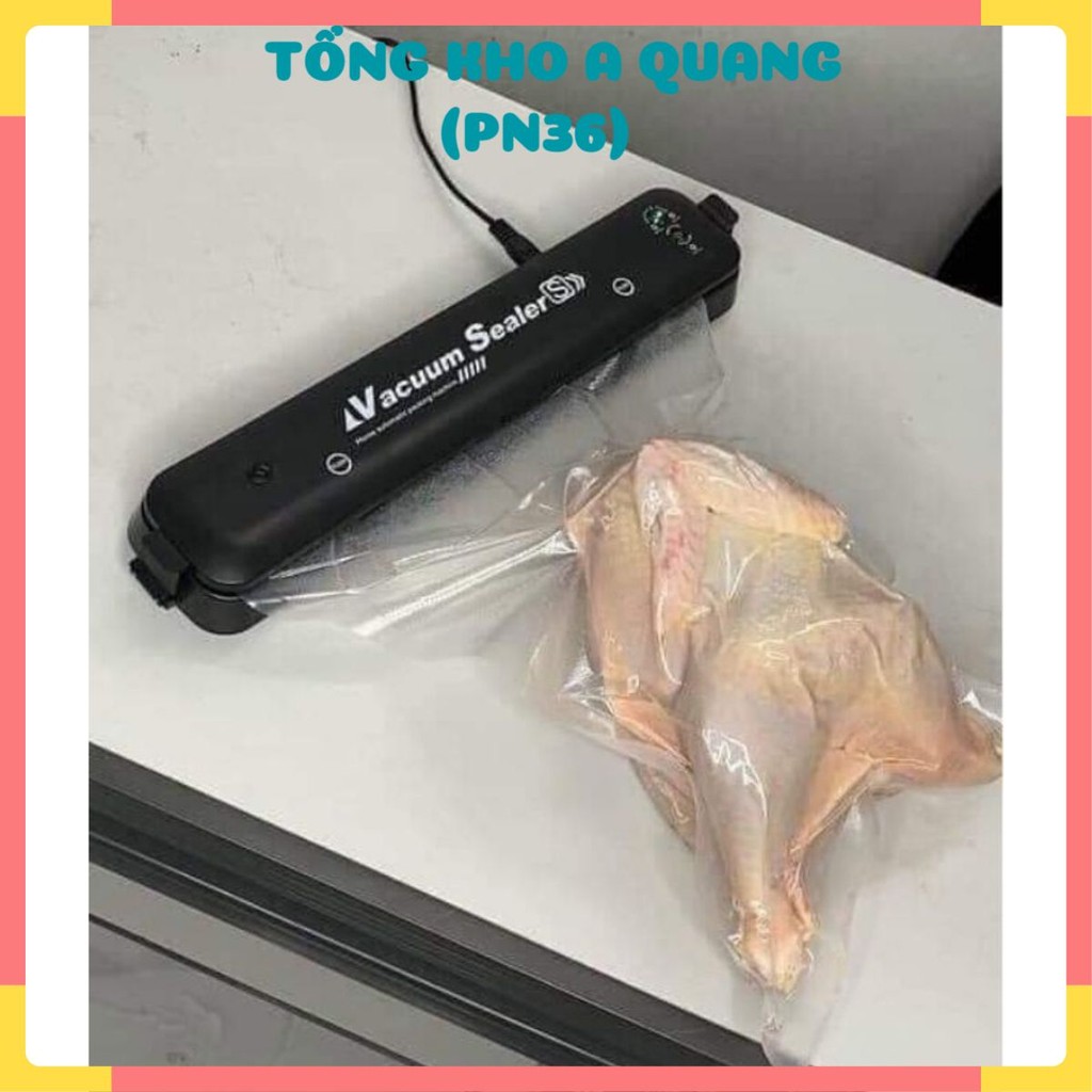 Máy Hút Chân Không Thực Phẩm, Máy Hàn Miệng Túi, Tặng Kèm 10 Túi Hút, Dụng Cụ Nhà Bếp 34596