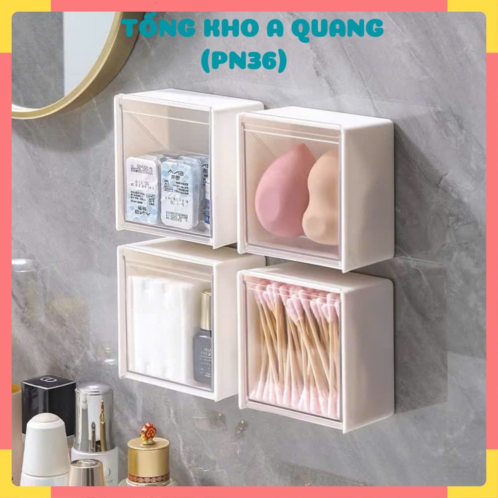 Hộp Đựng, Giỏ Đựng Đồ, Hộp đựng lật treo tường, hộp đựng không đục lỗ,  HỘP ĐỰNG ĐỒ NẮP LẬT - HOP439