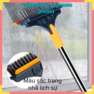 CHỔI QUÉT NHÀ VỆ SINH 120,  Chổi Chà Sàn Nhà Tắm , Nhà Vệ Sinh Xanh Thiết Kế Đầu Gạt Nước Và Đầu Chổi Xoay 120 Độ-MA:870