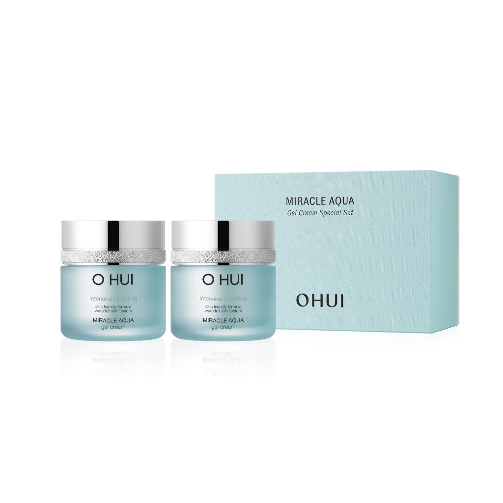 Ảnh Bộ kem dưỡng cấp nước dưỡng ẩm da sáng toàn diên O HUI Miracle Aqua Gel Cream 50ml + 50ml 2