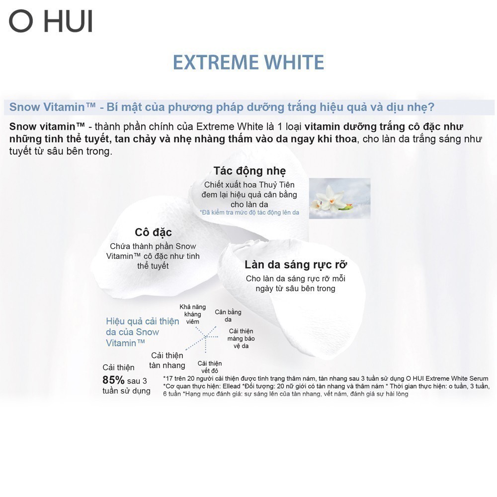 Ảnh Bộ dưỡng trắng 5 bước OHUI Extreme White Gimmick 2