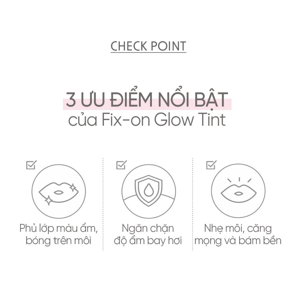 [LG Makeup VN] Son bóng căng mọng bền màu Code Glokolor Fix-on Glow Tint 4.2g
