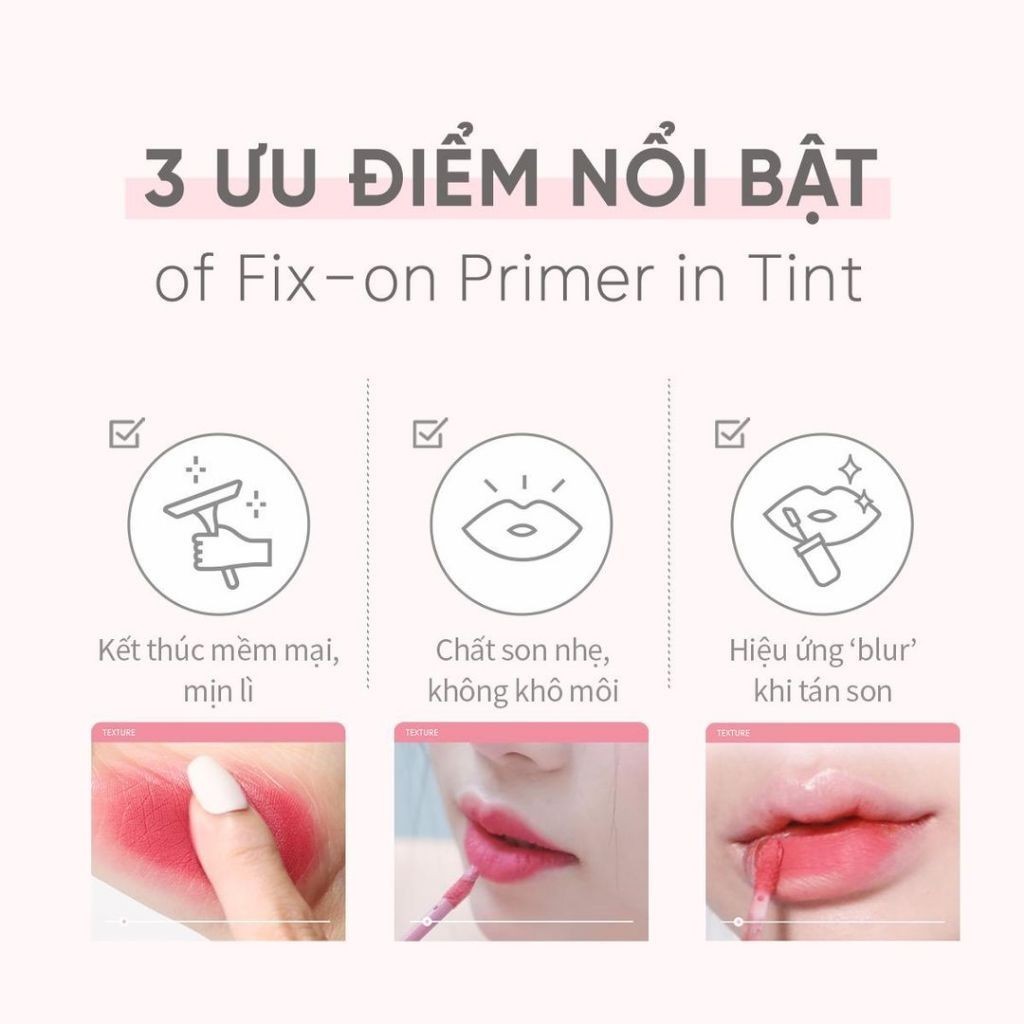[LG Makeup VN] Son kem lì, mịn mờ Code Glokolor Fix-on Primer in Tint 4.7g