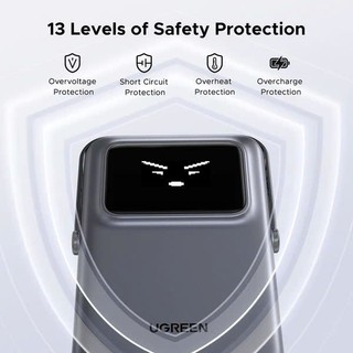 Pin sạc dự phòng không dây 10000mAh Ugreen PB572 Uno | Sạc nhanh PD 20W | Màn hình TFT | BH 18 tháng 1 đổi 1 45327
