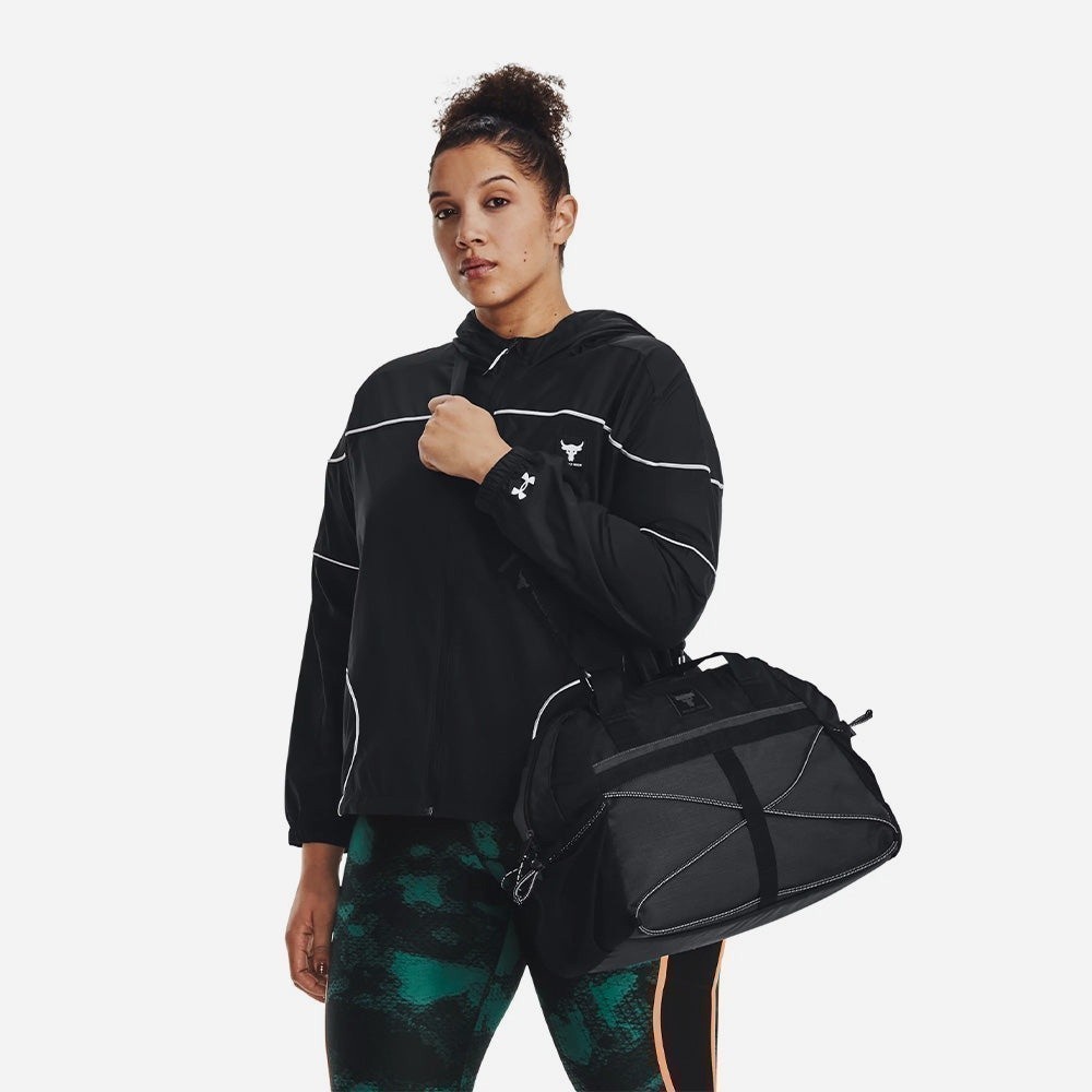 Ảnh Túi Trống Thể Thao Nữ Under Armour The Rock - Đen  - 1376458-001 2