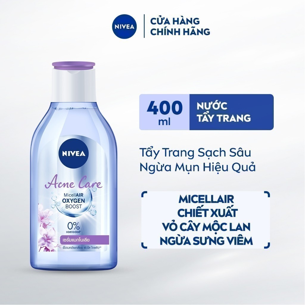Ảnh Nước Tẩy Trang NIVEA Acne Care Ngừa Mụn | Sạch Sâu (400 ml) - 80116 1
