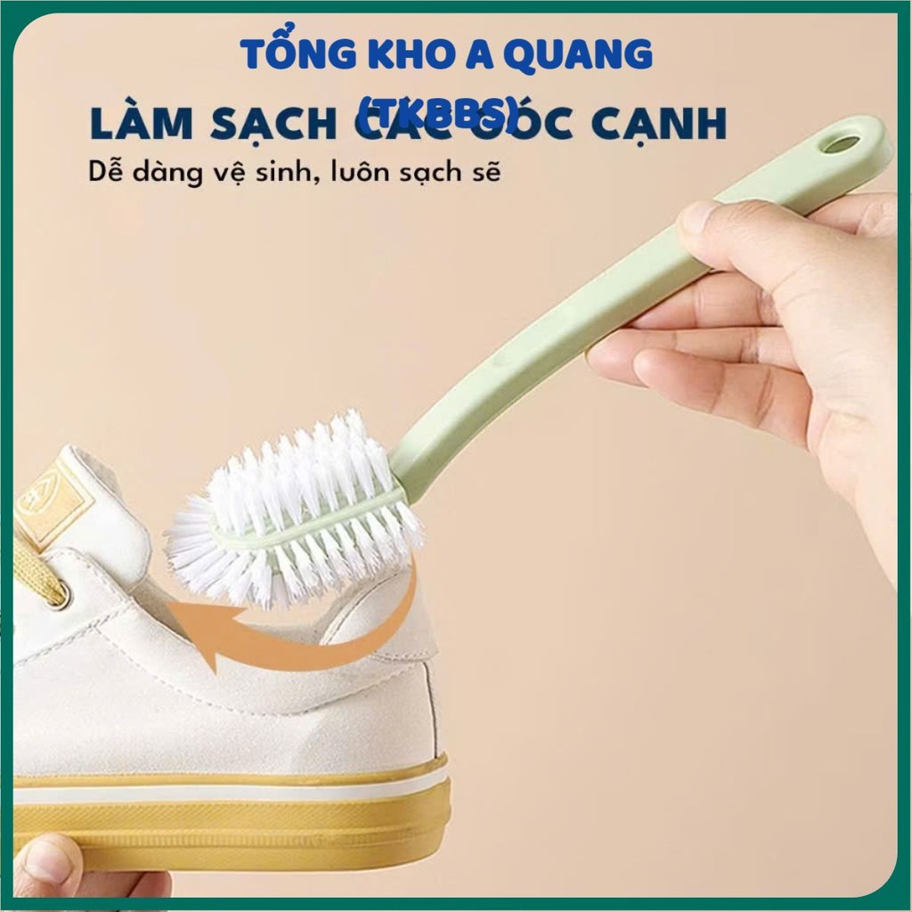 [COMBO 10] Bàn Chải Cọ Giày Hai Mặt Cán Dài Tháo Rời,Bàn Chải Chà Giày Siêu Tiện Lợi Nhẹ Nhàng - CỌ CHÀ GIÀY 3 ĐẦU CỌ
