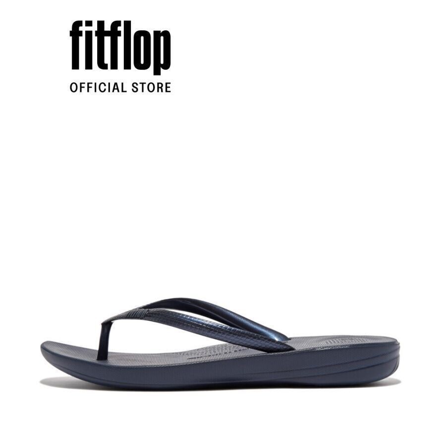 Dép Xỏ Ngón Nữ FitFlop IQUSHION - Midnight Navy - FOF - E54-399