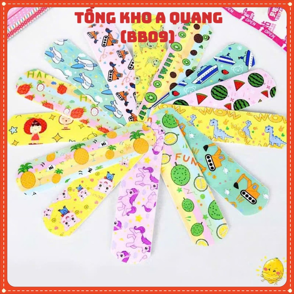 BĂNG CÁ NHÂN URGO HỘP HỒNG LOẠI 1 – 100 Miếng Hình Hoạt Hình Dễ Thương Chống Nhiễm Trùng-Hộp Băng Gạc Chất Liệu An Toàn