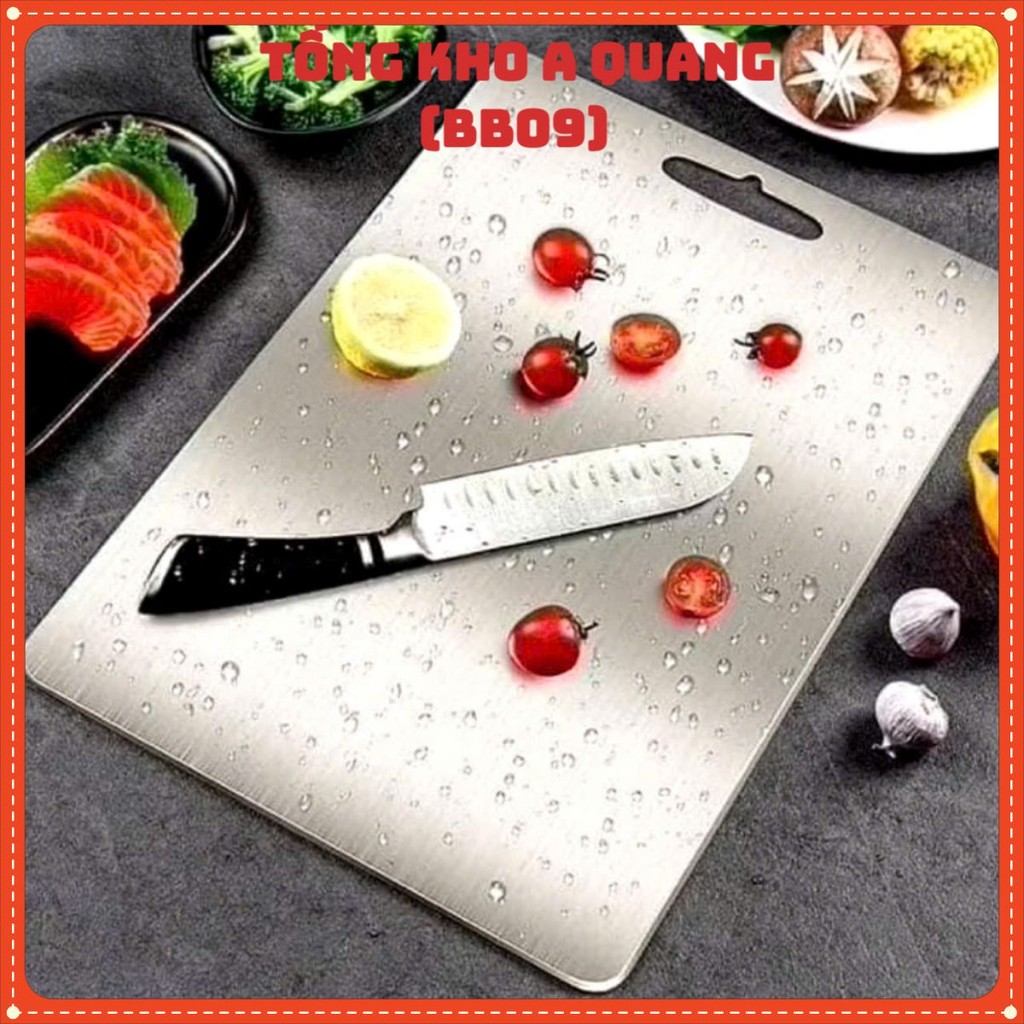 THỚT INOX, THỚT INOX 304 CAO CẤP SIZE LỚN,Thớt Kháng Khuẩn Cường Lực- Vệ Sinh Dễ Dàng - Chống Ẩm Mốc , THOTINOX9