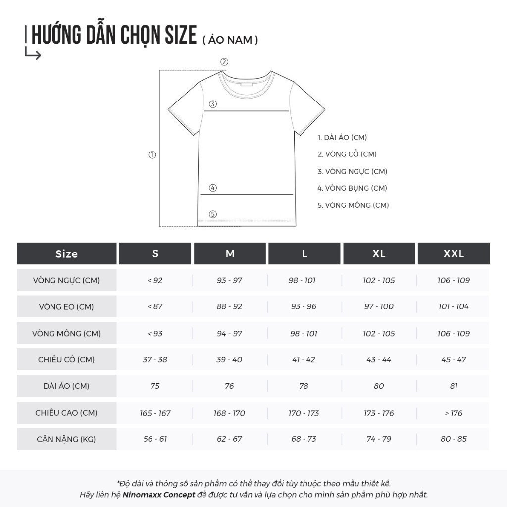 NINOMAXX Áo Hoodies Nam Tay Dài Cổ Tròn 2308005