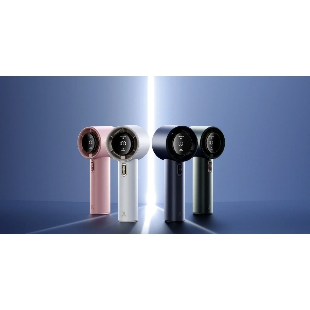 Ảnh Quạt Cầm Tay Cao Cấp JISULIFE FA53 Pro1 ABS và Pro1 S - Con Lăn Tốc Độ - Đèn LED Hiển Thị - Sử Dụng Đến 15H BH 12 Tháng 3