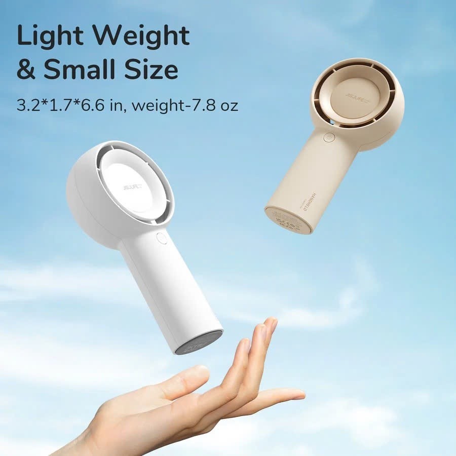 Ảnh Quạt Cầm Tay Mini JISULIFE FA43 4000/6000mAh | 5 Cấp Gió Siêu Mát | Sử Dụng Lên Đến 12H | Bảo Hành Chính Hãng 12 Tháng 4