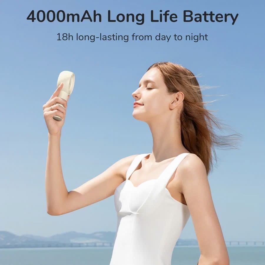 Ảnh Quạt Cầm Tay Mini JISULIFE FA43 4000/6000mAh | 5 Cấp Gió Siêu Mát | Sử Dụng Lên Đến 12H | Bảo Hành Chính Hãng 12 Tháng 3