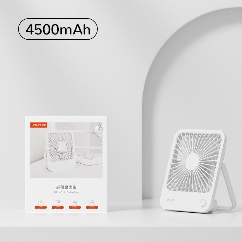 Ảnh Quạt Để Bàn Tích Điện 4 Cấp Độ Gió JISULIFE FA26A | Pin 2000mAh Sử Dụng Lên Đến 6H | Bảo Hành Chính Hãng 12 Tháng 4