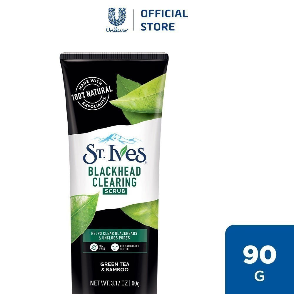 Ảnh Sữa rửa mặt tẩy tế bào da chết St.Ives chiết xuất Trà xanh & Than Tre 90G 2