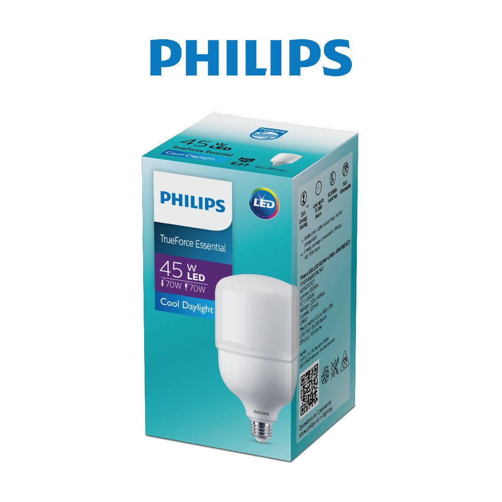 Ảnh Bóng đèn Philips trụ TForce siêu sáng (25W,35W,45W, 50W) - Ánh sáng trắng 6500K (01 bóng) 3