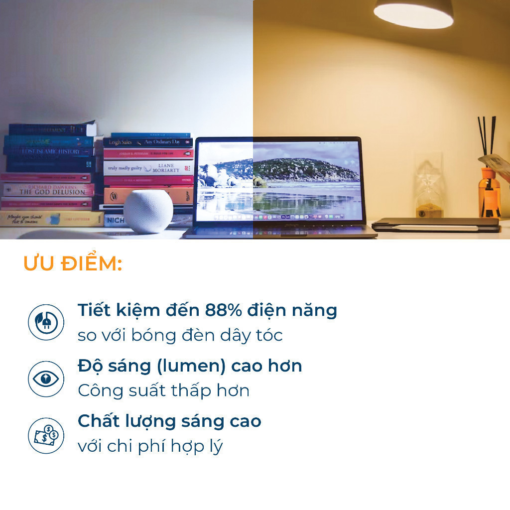 Ảnh Bộ 03 bóng Philips LED bulb Essential E27 11W ánh sáng trắng 6500K 2
