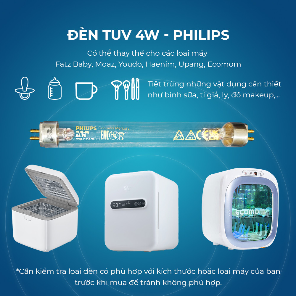 Ảnh Đèn khử khuẩn Philips TUV 4W 1