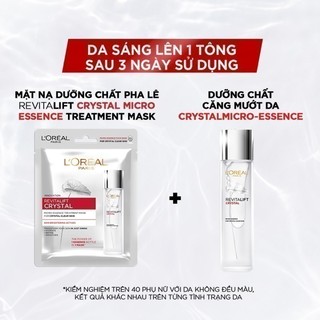 Mặt nạ dưỡng chất Revitalift Crystal MicroEssence Treatment Mask L'Oreal Paris 25g