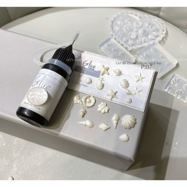 Khuôn ngao sò ốc silicon trang trí nail đi biển các mã làm móng
