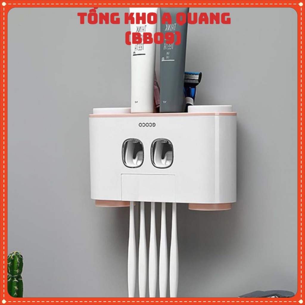 BỘ NHẢ KEM ĐÁNH RĂNG ECOCO CAO CẤP - Nhả Kem Đánh Răng Cao cấp ECOCO (kiêm đựng bàn chải) - Sang trọng, Tiện dụng