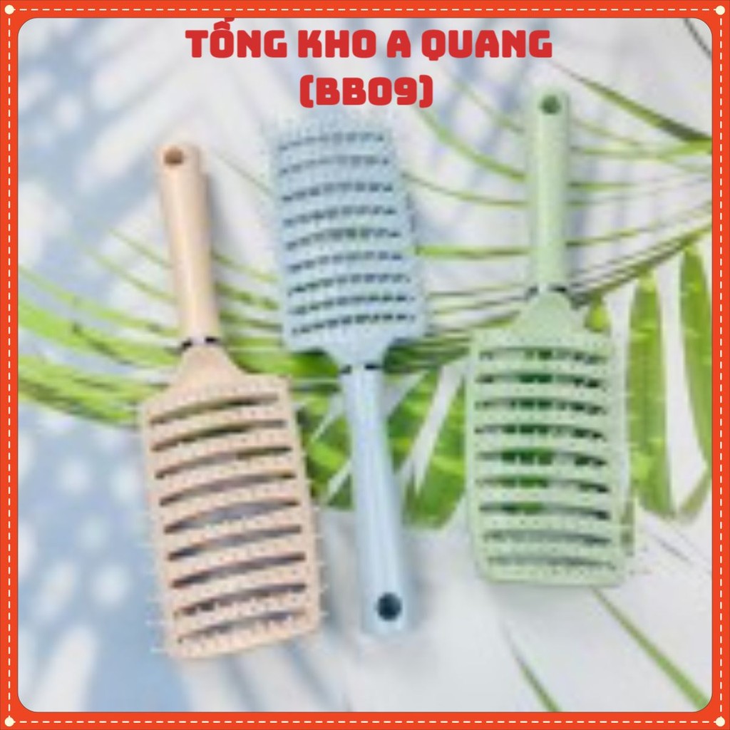 Lược Gỡ Rối, Tạo Phồng Tóc🍀 LƯỢC CHẢI TÓC ĐA NĂNG 🍀Lược Sấy Tạo Kiểu Bán Nguyệt Cỡ Lớn Chuyên Dụng Giảm Rụng Tóc 363