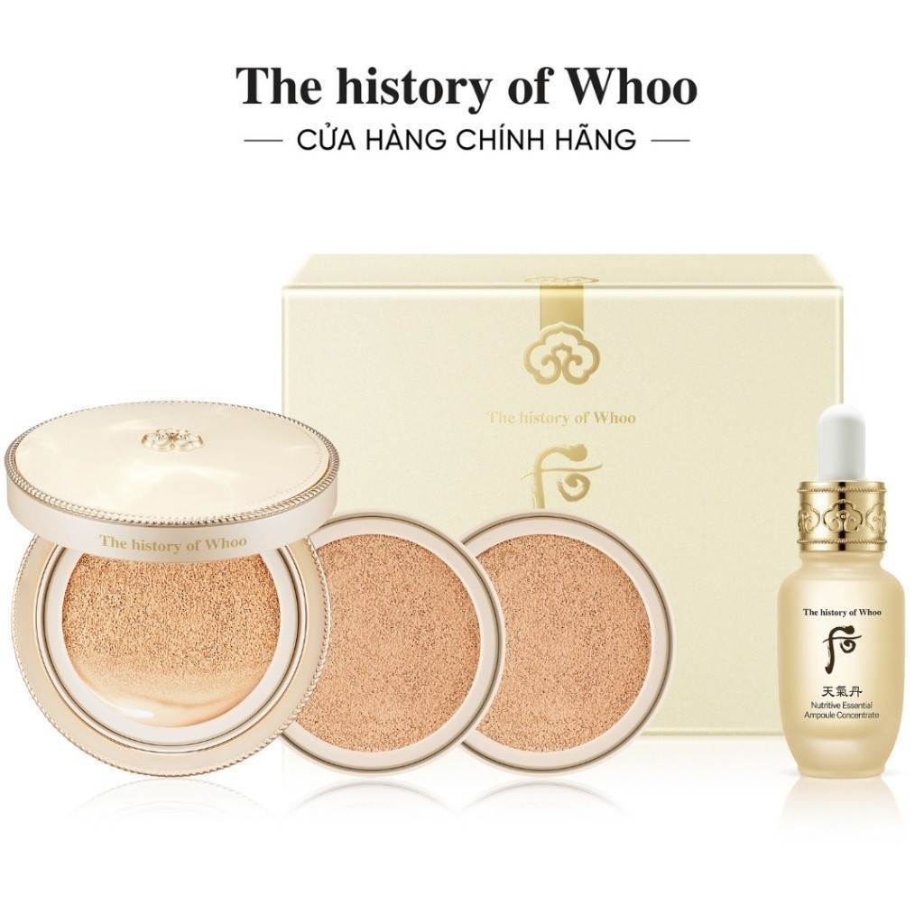 Ảnh Phấn nước ngừa lão hóa Whoo Mi Luxury Golden Cushion Glow SPF50+/PA+++ 13g 1