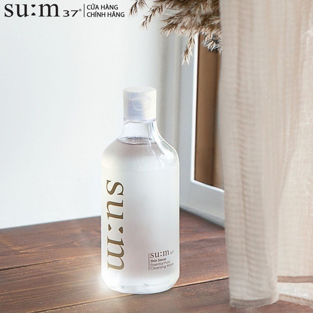 Ảnh Tẩy trang giàu ẩm 3 trong 1 Su:m37 Skin Saver Essential Cleansing Water 400ml 2