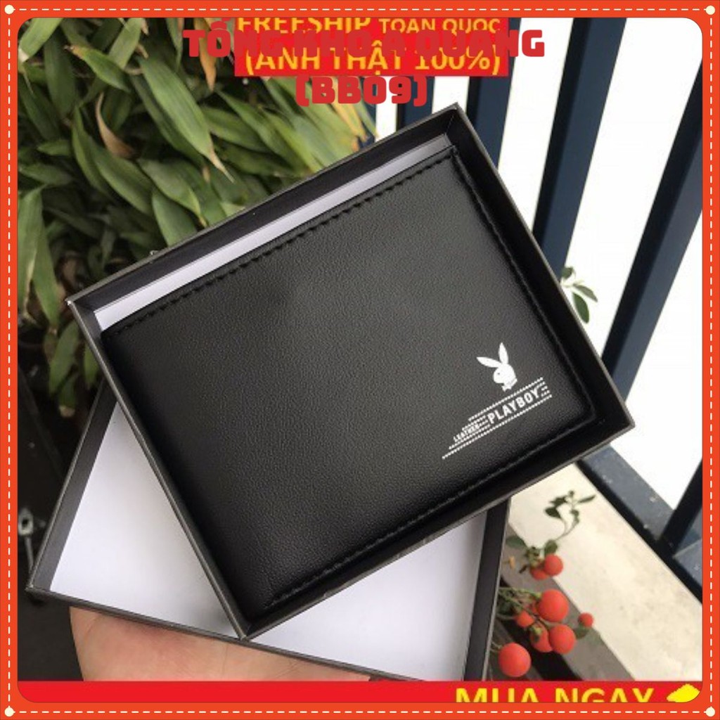 Ví nam Playboy da đẹp thời trang hàng hiệu cao cấp . Bóp ví nam da PU xịn phong cách trẻ nam tính nhập khẩu chính hãng