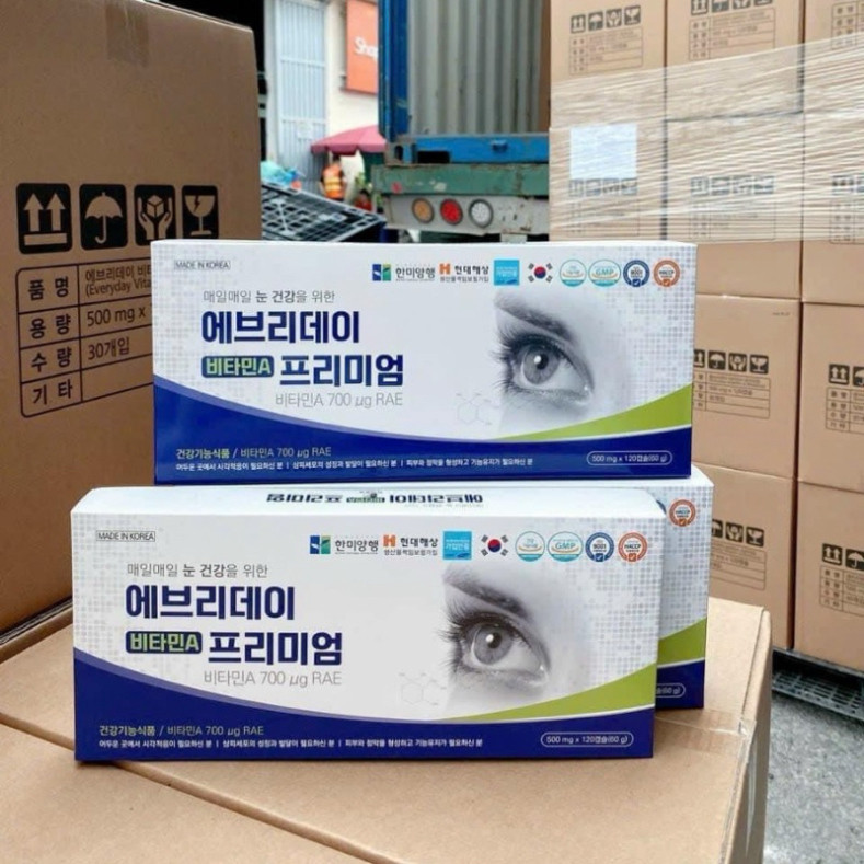 VIÊN UỐNG BỔ MẮT Vitamin A Premium HÀN QUỐC( KGF) 120 VIÊN