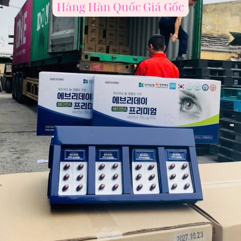 VIÊN UỐNG BỔ MẮT Vitamin A Premium HÀN QUỐC( KGF) 120 VIÊN