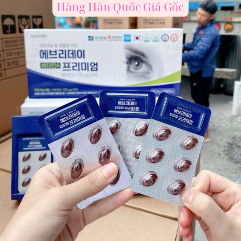 VIÊN UỐNG BỔ MẮT Vitamin A Premium HÀN QUỐC( KGF) 120 VIÊN