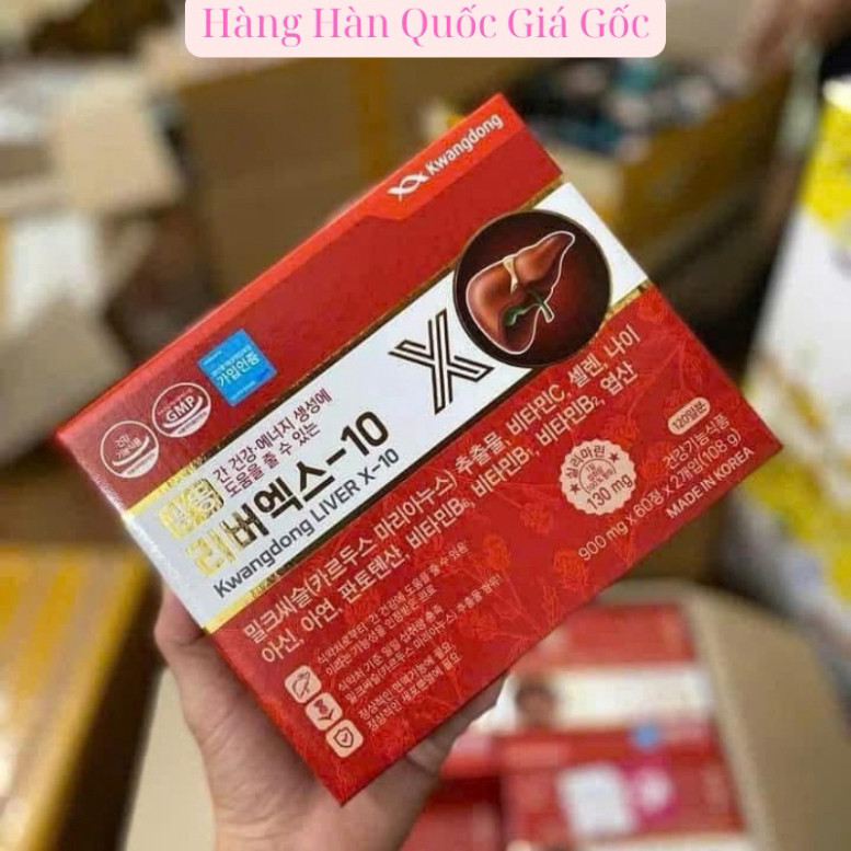 [Hàng Mới Về ] Bổ gan Kwangdong Hàn Quốc, Hộp 120 Viên Cho Lá Gan Khoẻ Mạnh