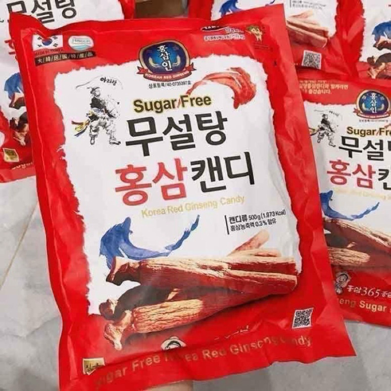 KẸO HỒNG SÂM KHÔNG ĐƯỜNG HÀN QUỐC ĐẶC BIỆT 500 GR