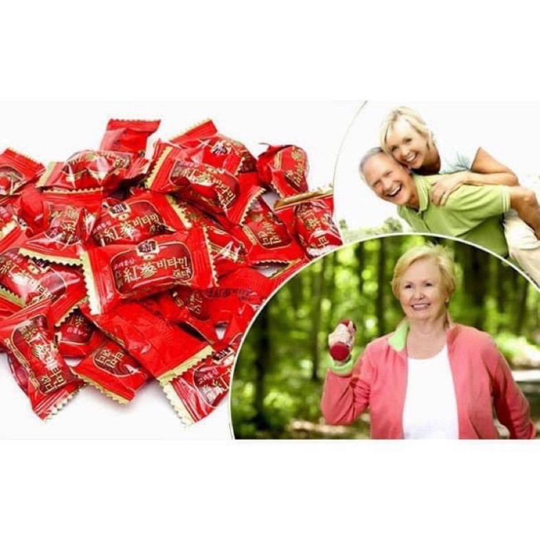 Kẹo Hồng Sâm Vitamin Hàn Quốc 200gr