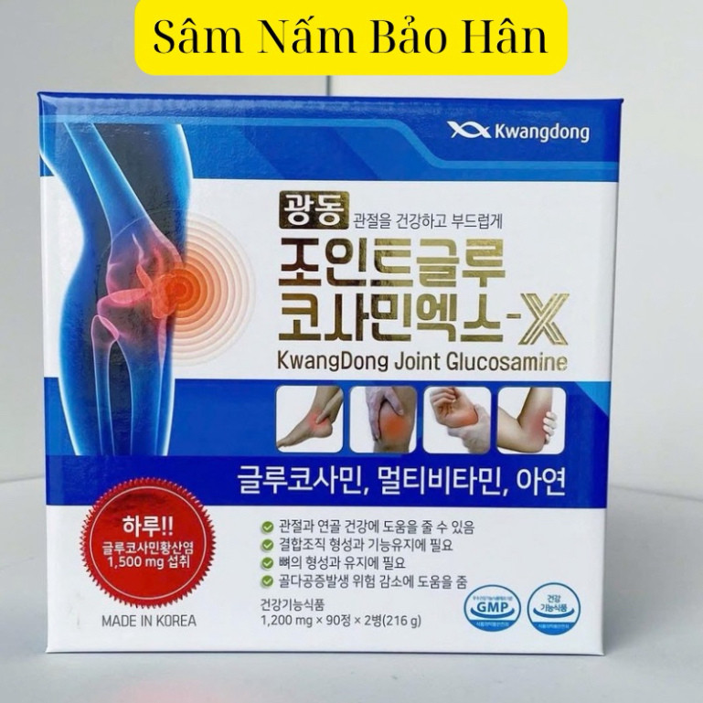 [HÀNG MỚI VỀ] Viên Uống Bổ Khớp Glucosamin KWANGDONG Hàn Quốc