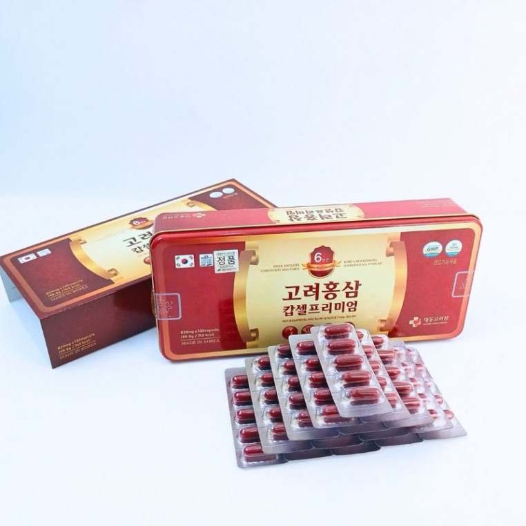 Viên Hồng Sâm Cao Cấp Daedong (830mg x 120 viên)