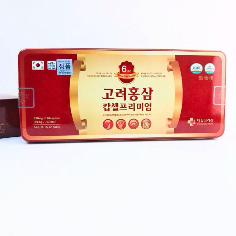 Viên Hồng Sâm Cao Cấp Daedong (830mg x 120 viên)