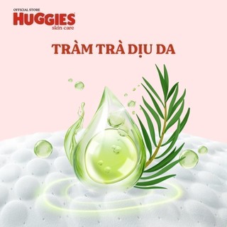 Combo 3 gói Tã quần Huggies Skincare Mega Jumbo M106/L96/XL84/XXL76 với tràm trà dịu da