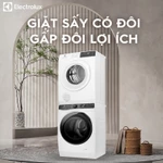 Free giao lắp - Máy sấy thông hơi 8KG Electrolux EDV804H3WC - sấy đảo chiều chống nhăn, diệt khuẩn, bền màu — ảnh 8