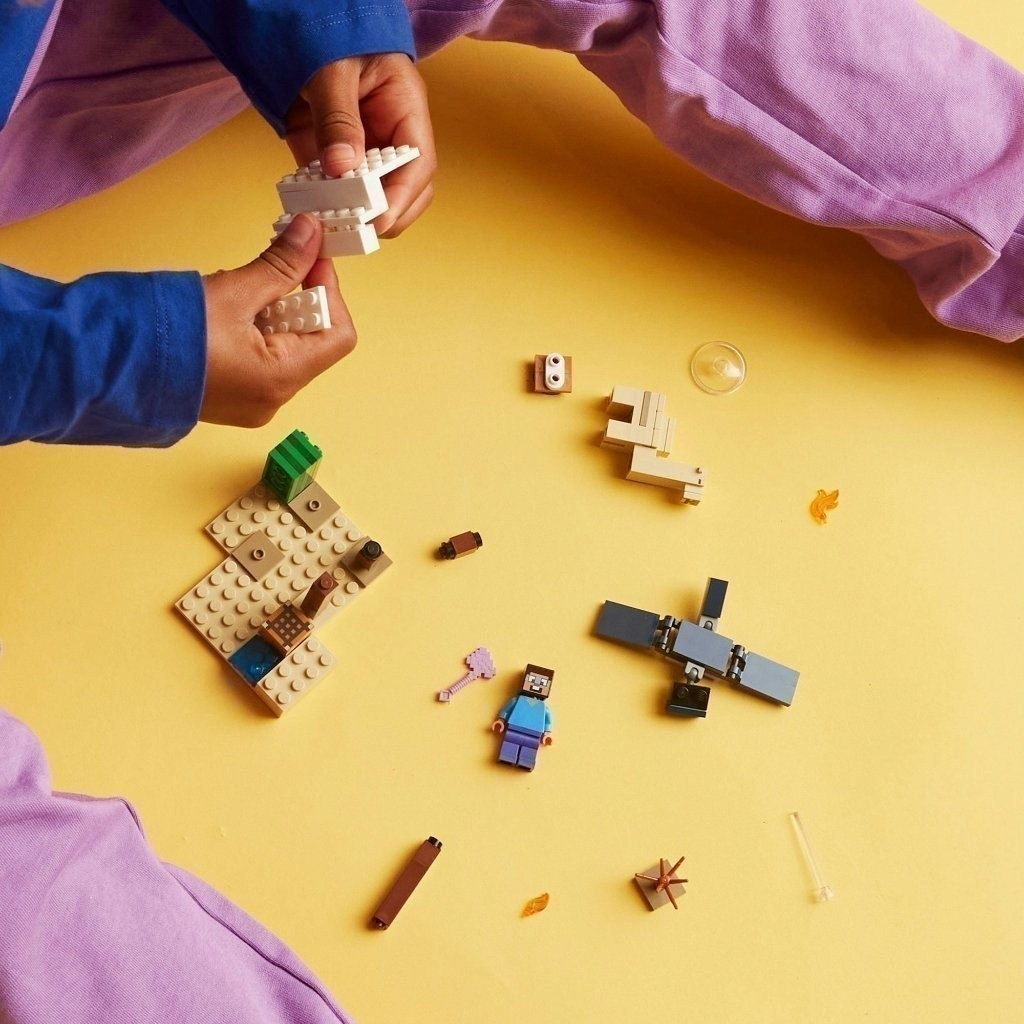 Ảnh LEGO MINECRAFT 21251 Đồ chơi lắp ráp Chuyến thám hiểm đền thờ sa mạc của Steve (75 chi tiết) 4