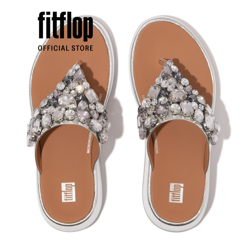 Dép Xỏ Ngón Nữ FitFlop Nữ FitFlop F-MODE - Silver - FOT - HJ6-011